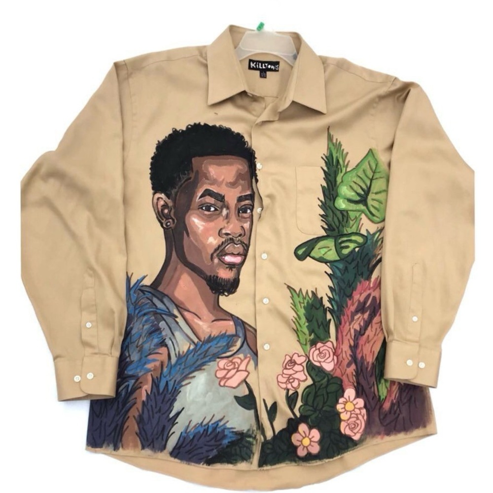 Portrait painted shirt